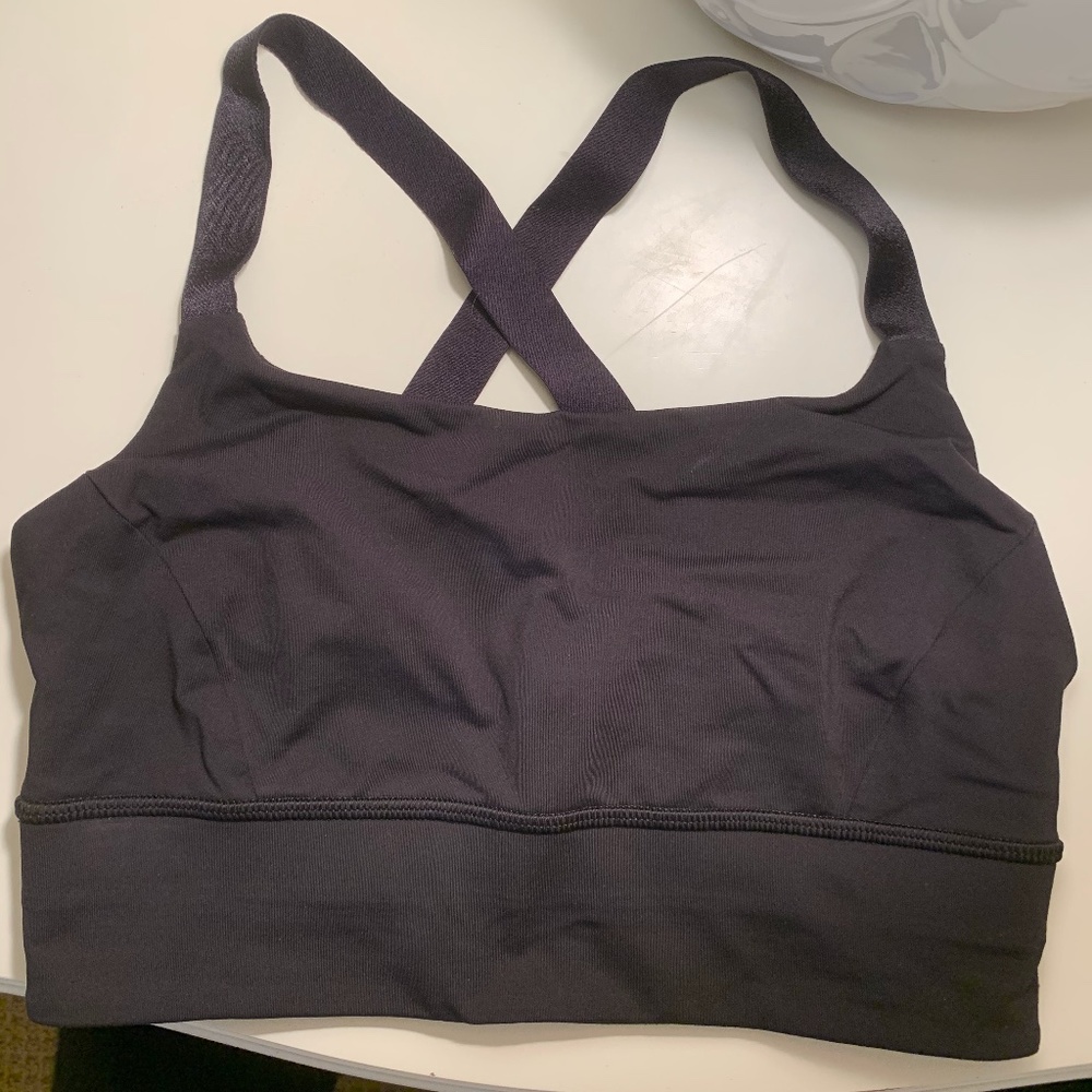 Lululemon Sports Bra Black Long Line